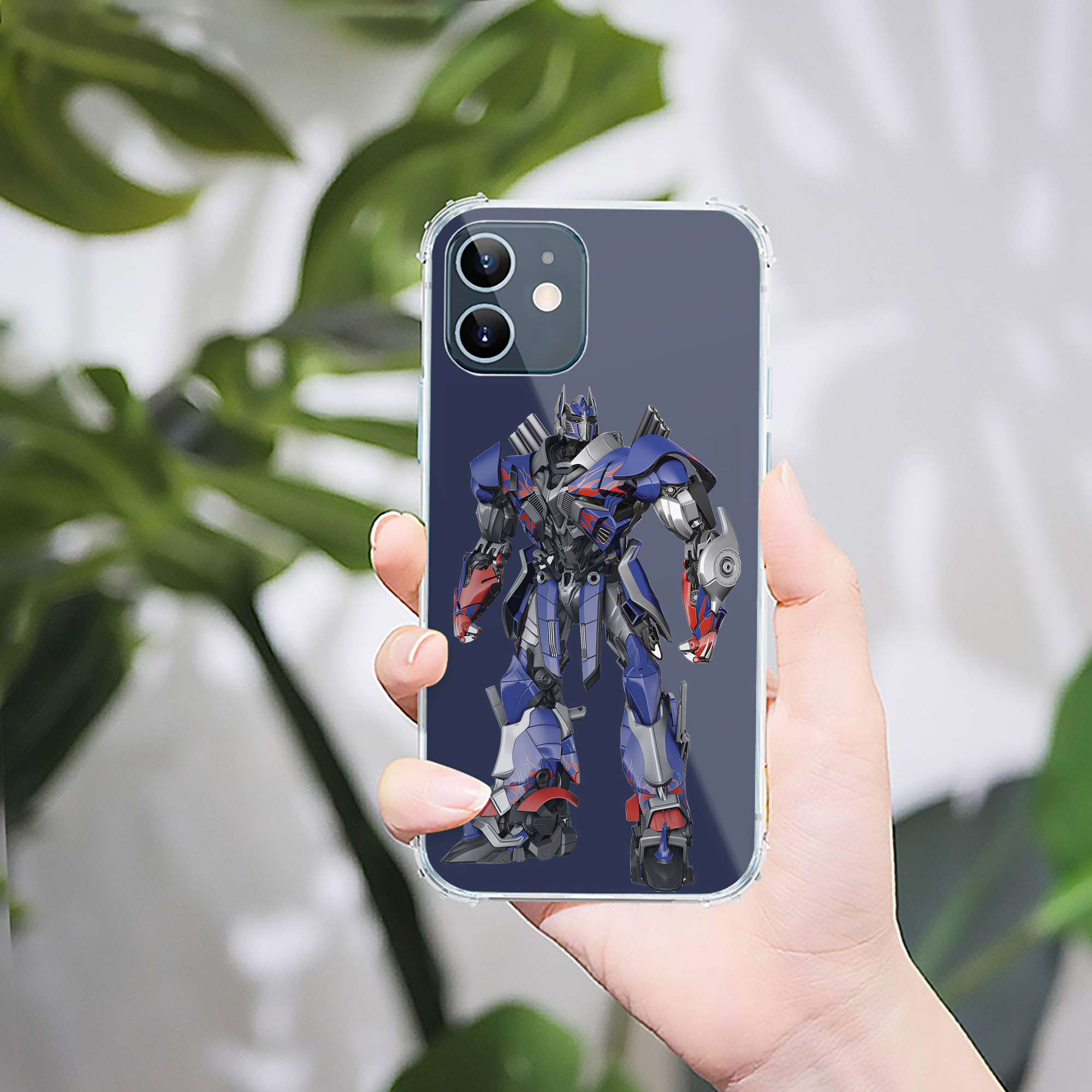（画像用） Transformers トランスフォーマー 【iPhone 12シリーズ対応】透明スマホケース（クリアソフトケース）